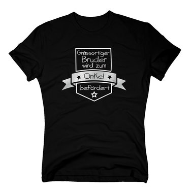 Herren T-Shirt - Grossartiger Bruder wird zum Onkel befrdert