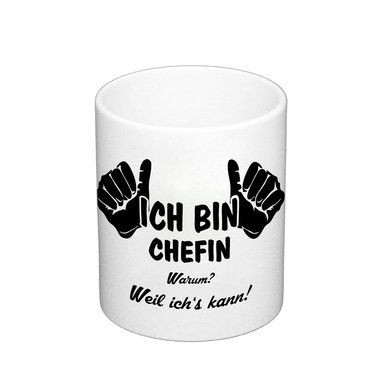 Kaffeebecher - Ich bin Chefin