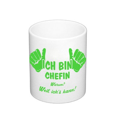 Kaffeebecher - Ich bin Chefin