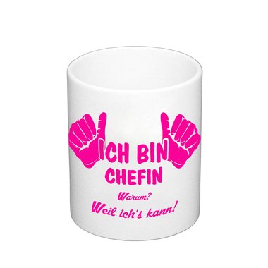 Kaffeebecher - Ich bin Chefin