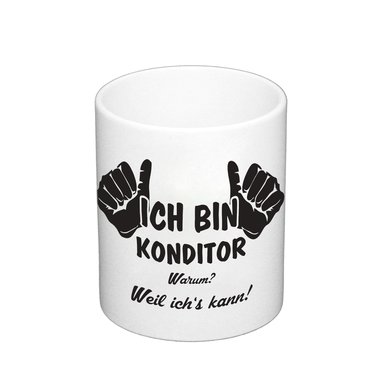 Kaffeebecher - Ich bin Konditor