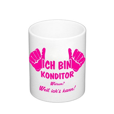Kaffeebecher - Ich bin Konditor