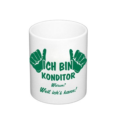 Kaffeebecher - Ich bin Konditor