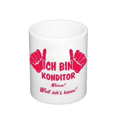 Kaffeebecher - Ich bin Konditor