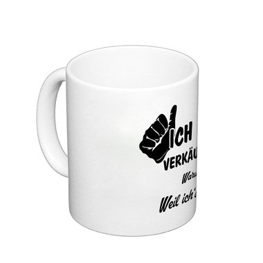 Kaffeebecher - Ich bin Verkuferin