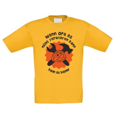 Kinder T-Shirt - Wenn Opa es nicht reparieren kann, kann es keiner
