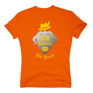 Herren T-Shirt - Wappen Oktoberfest Ein Prosit