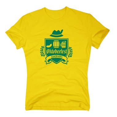 Herren T-Shirt - Oktoberfest Saufgruppe