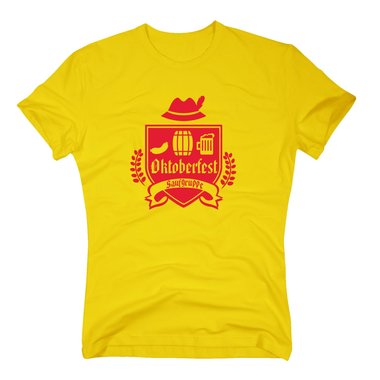 Herren T-Shirt - Oktoberfest Saufgruppe