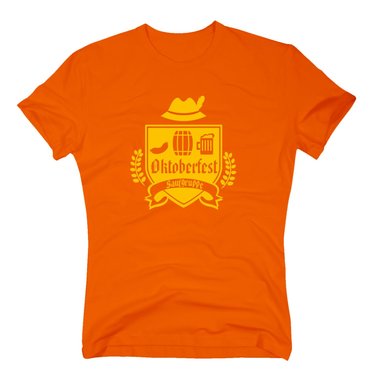 Herren T-Shirt - Oktoberfest Saufgruppe