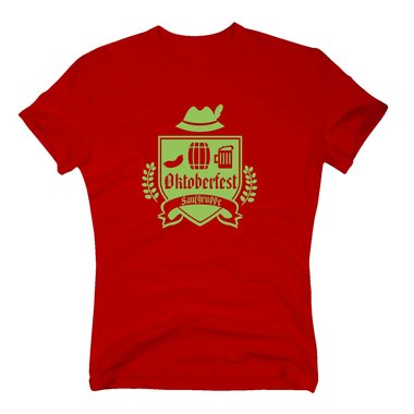 Herren T-Shirt - Oktoberfest Saufgruppe