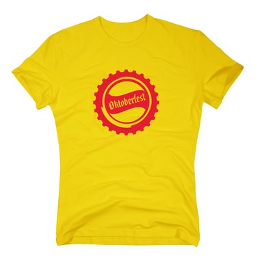 Herren T-Shirt - Oktoberfest Bierdeckel