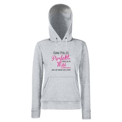 Damen Hoodie - Keine Frau ist perfekt, aber die im Mai...