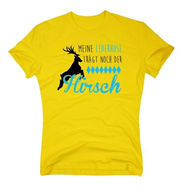 Herren T-Shirt - Meine Lederhose trgt noch der Hirsch