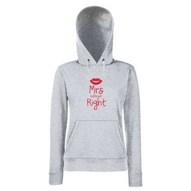 Damen Hoodie - Mrs (always) Right