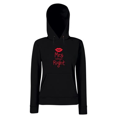 Damen Hoodie - Mrs (always) Right