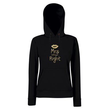 Damen Hoodie - Mrs (always) Right