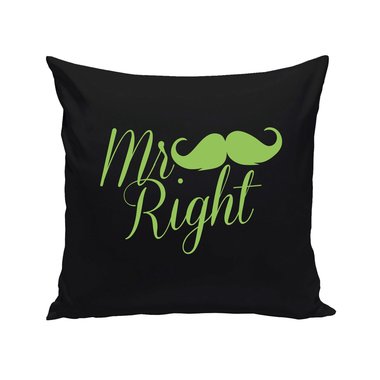Dekokissen - Mr Right (kursiv)