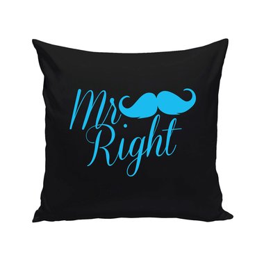 Dekokissen - Mr Right (kursiv)