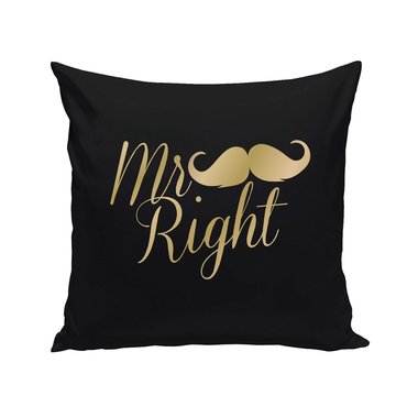 Dekokissen - Mr Right (kursiv)