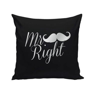Dekokissen - Mr Right (kursiv)