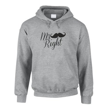 Herren Hoodie - Mr Right (kursiv)