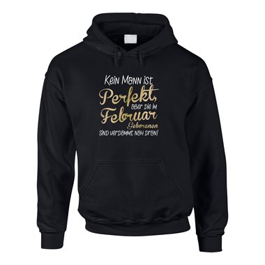 Herren Hoodie - Kein Mann ist perfekt, aber die im Mrz Geborenen sind verdammt nah dran!