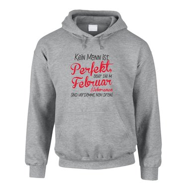 Herren Hoodie - Kein Mann ist perfekt, aber die im Mrz Geborenen sind verdammt nah dran!