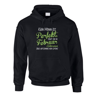Herren Hoodie - Kein Mann ist perfekt, aber die im Mrz Geborenen sind verdammt nah dran!