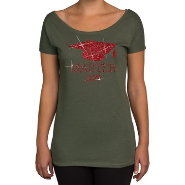 Damen T-Shirt U-Boot-Ausschnitt - Master 2019