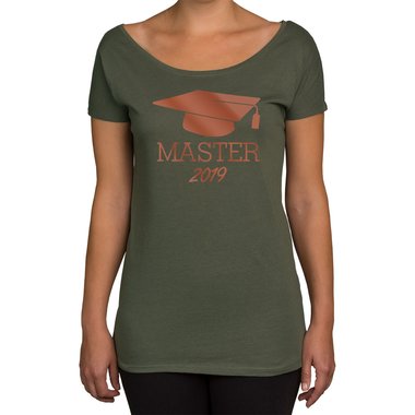 Damen T-Shirt U-Boot-Ausschnitt - Master 2019