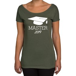 Damen T-Shirt U-Boot-Ausschnitt - Master 2019