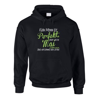 Herren Hoodie - Kein Mann ist perfekt, aber die im Mai Geborenen sind verdammt nah dran!