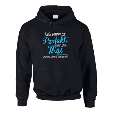 Herren Hoodie - Kein Mann ist perfekt, aber die im Mai Geborenen sind verdammt nah dran!