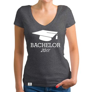 Damen T-Shirt V-Neck - Bachelor 2018