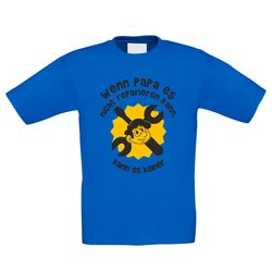 Kinder T-Shirt - Wenn Papa es nicht reparieren kann, kann...