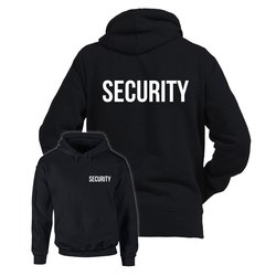 Security Bekleidung - Herren Hoodie - beidseitig bedruckt