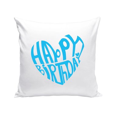 Happy Birthday Print - Dekokissen