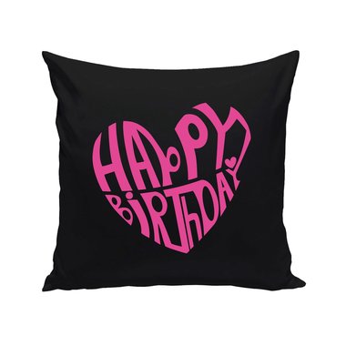 Happy Birthday Print - Dekokissen