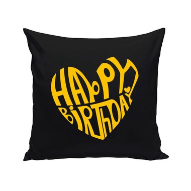 Happy Birthday Print - Dekokissen