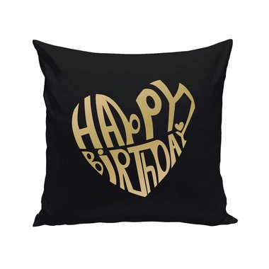Happy Birthday Print - Dekokissen