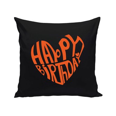 Happy Birthday Print - Dekokissen