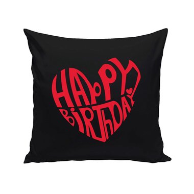 Happy Birthday Print - Dekokissen