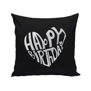 Happy Birthday Print - Dekokissen