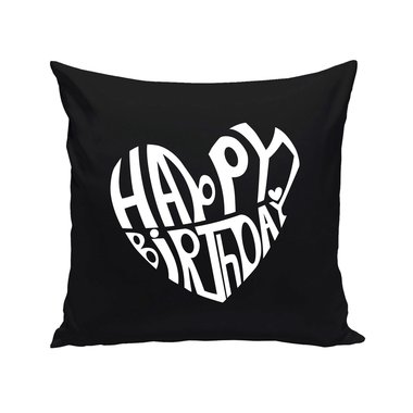 Happy Birthday Print - Dekokissen