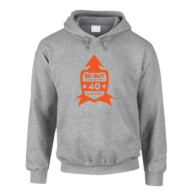 Hoodie zum 40. Geburtstag - Herren - So gut kann man mit 40 aussehen