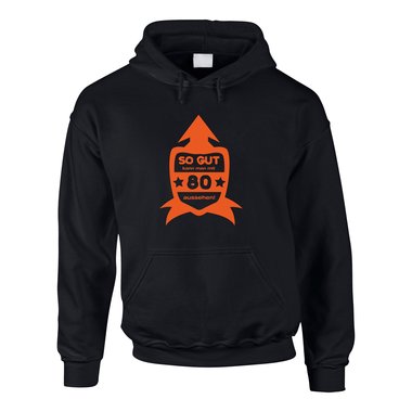 Hoodie zum 80. Geburtstag - Herren - So gut kann man mit 80 aussehen