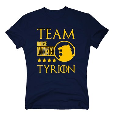 Herren T-Shirt - Team TYRION von House Lannister weiss-gold XXXL