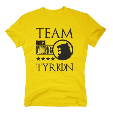 Herren T-Shirt - Team TYRION von House Lannister weiss-gold XXXL