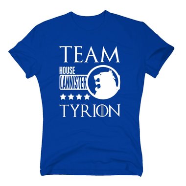 Herren T-Shirt - Team TYRION von House Lannister weiss-gold XXXL